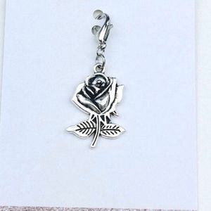 ROSE charm planner zipper charms pulls